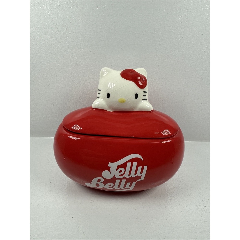 collectible Hello Kitty Jelly Belly ceramic candy‎ jar